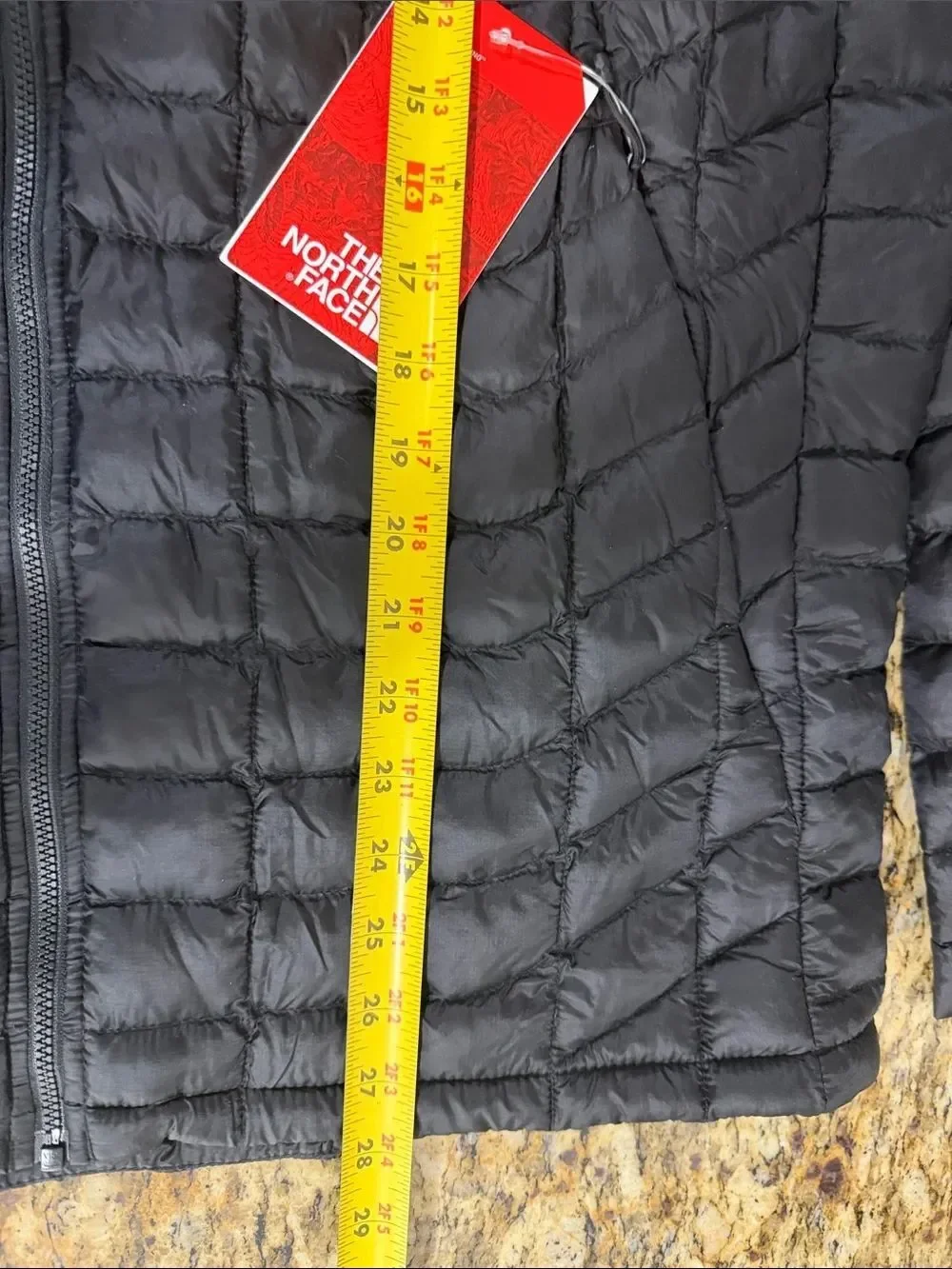 The North Face ThermoBall Jacket Men’s Large Black Insulated IOTR Logo NWT